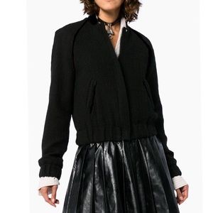 MSGM Tweed Bomber Jacket